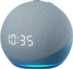 Amazon Echo Dot 4th Gen (B7W644) with Clock - Twilight Blue, C
